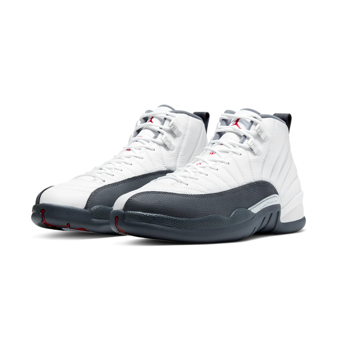 Air Jordan 12 Retro White Dark Grey - Image 2