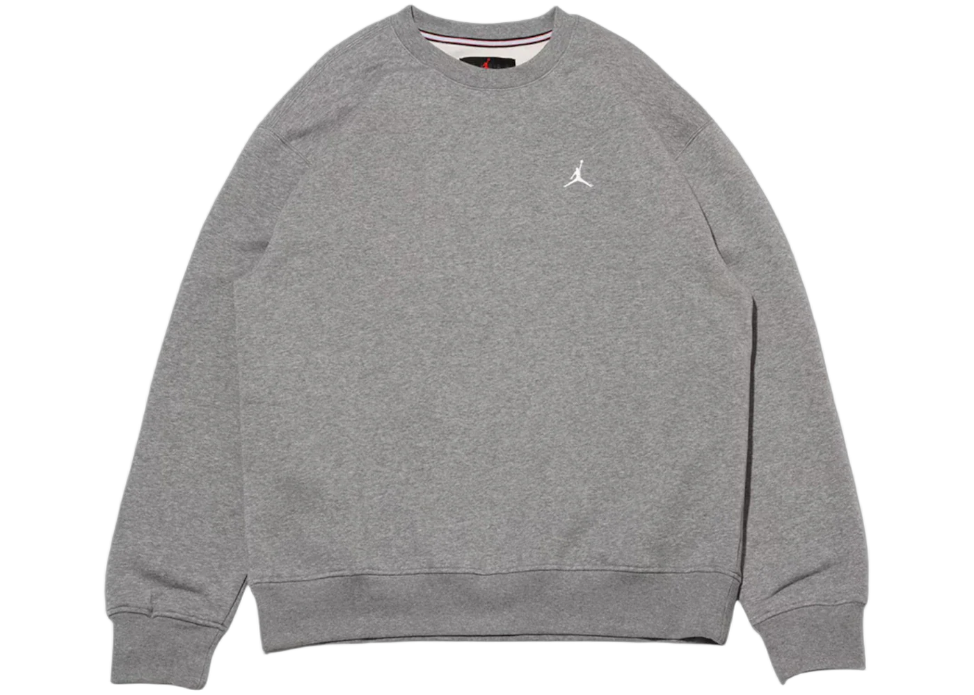 Air Jordan Brooklyn Fleece Crew Sweatshirt Gray - Image 2