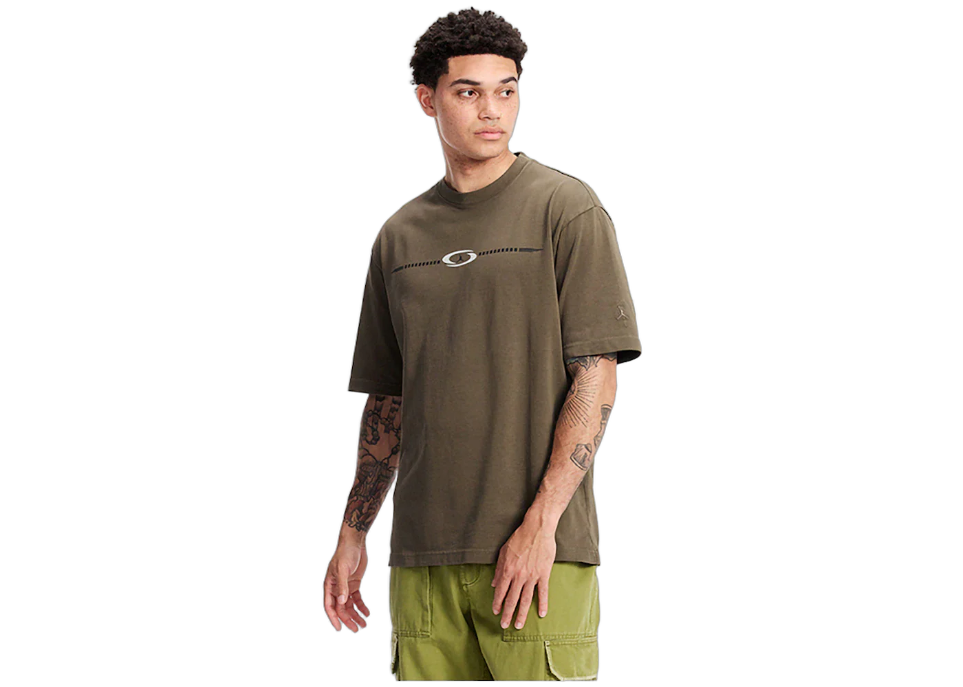 Travis Scott Cactus Jack x Air Jordan MJ TS Logo Tee Palomino - Image 4