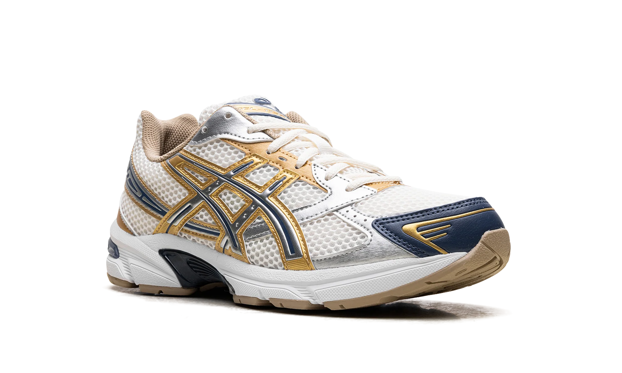 ASICS Gel-1130 Cream Pure Silver Gold Blue - Image 7