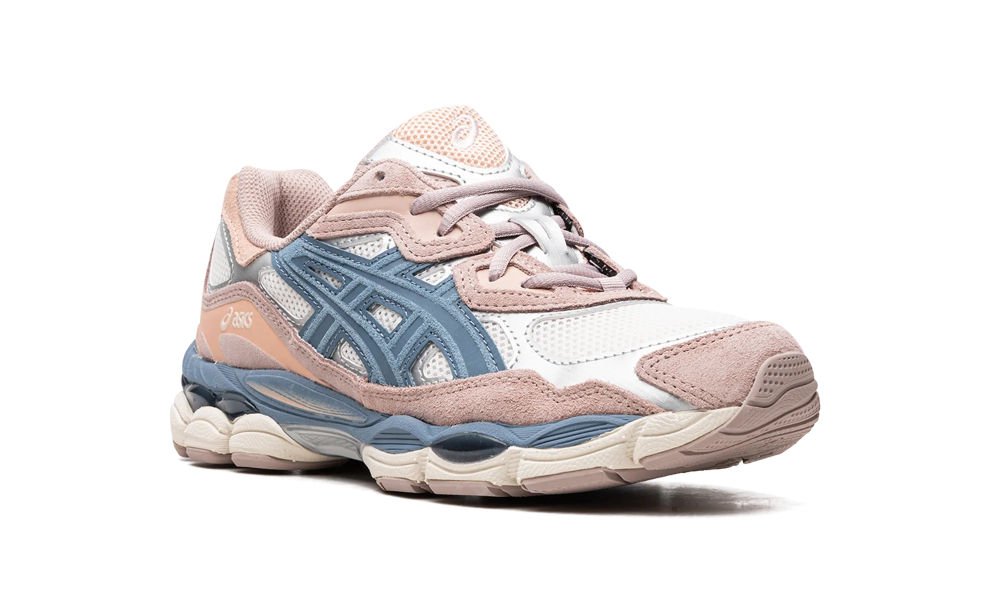 ASICS Gel-NYC Cream Grey Floss Salmon - Image 7