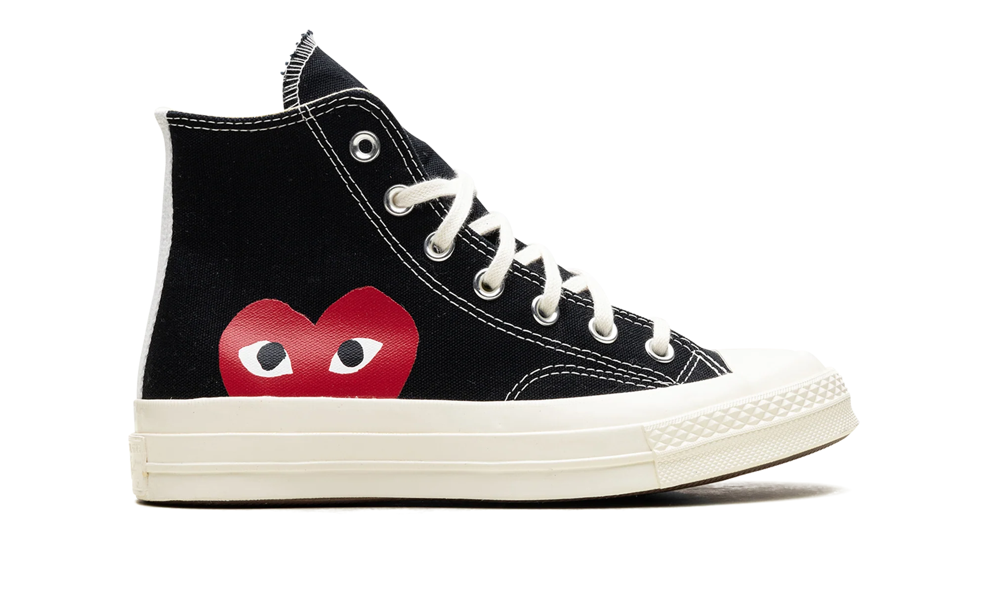 Converse Chuck Taylor All Star 70 Hi Comme des Garcons PLAY Black - Image 7
