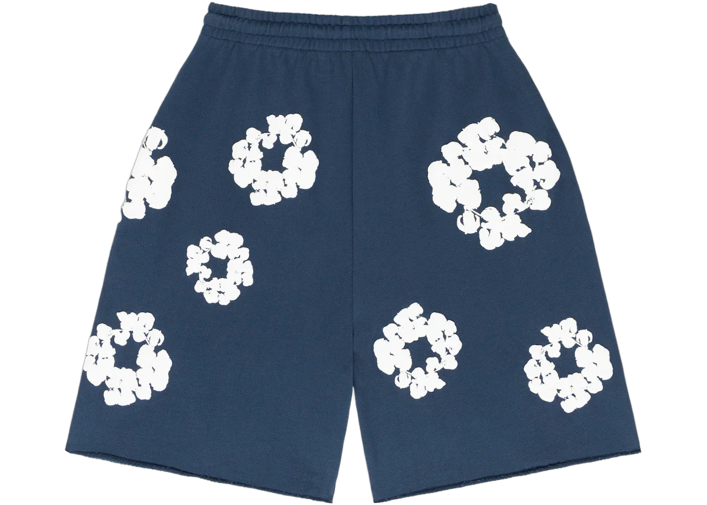 Denim Tears The Cotton Wreath Shorts Navy - Image 2