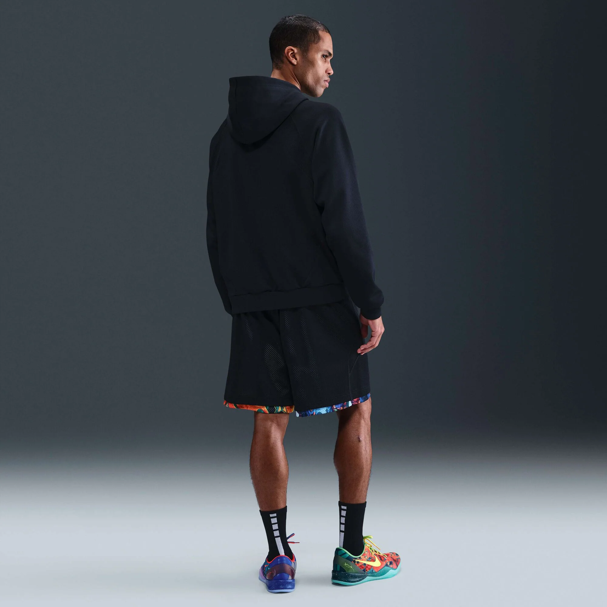 Kobe Therma-FIT Pullover Hoodie Black/Volt - Image 5