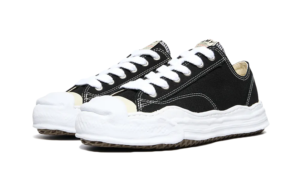Maison Mihara Yasuhiro Hank OG Sole Canvas Low Black - Image 2