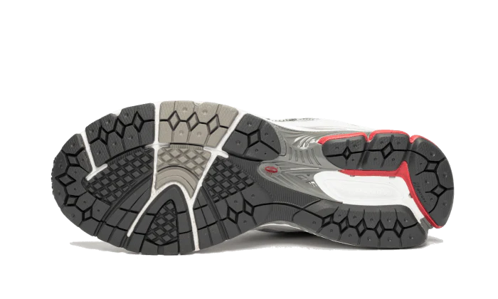 New Balance 2002R Silver Metallic Team Red - Image 4
