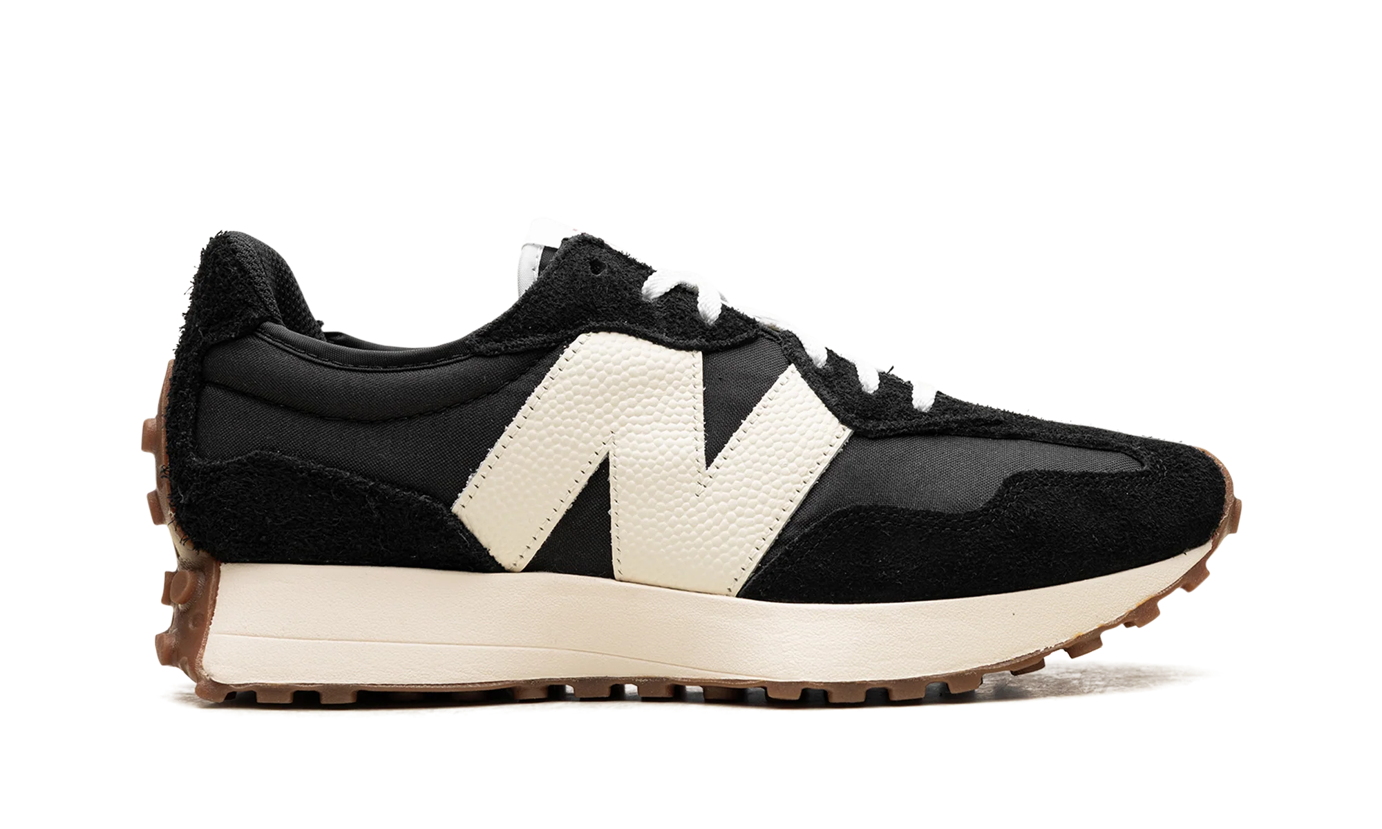 New Balance 327 Black White Gum - Image 6