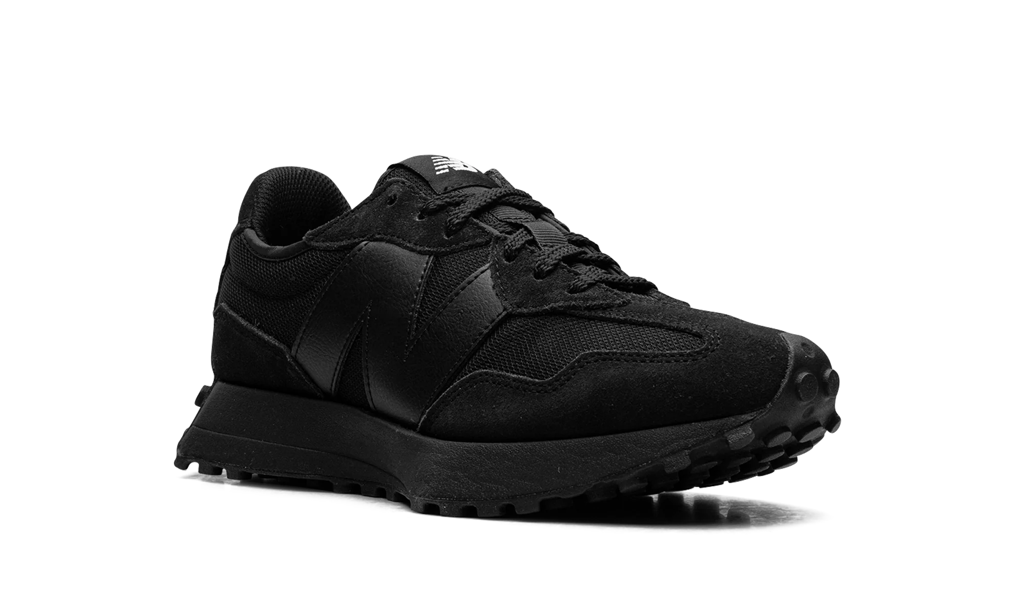 New Balance 327 Black White Tongue Logo - Image 7