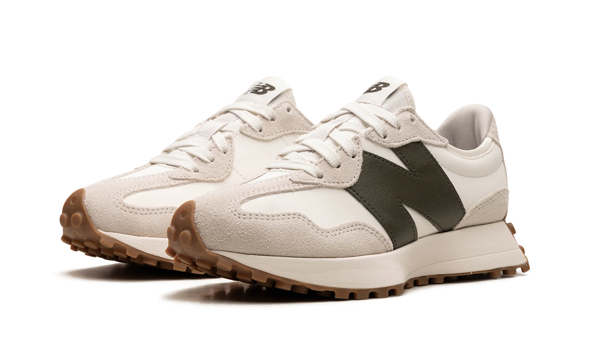 New Balance 327 Moonbeam Oak Leaf Green - Image 2