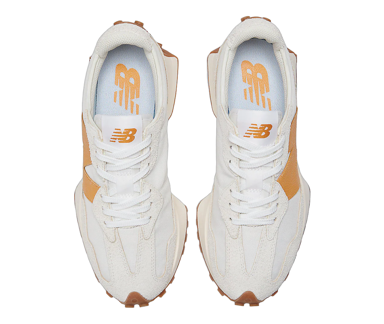 New Balance 327 Sea Salt Golden Hour Gum - Image 3