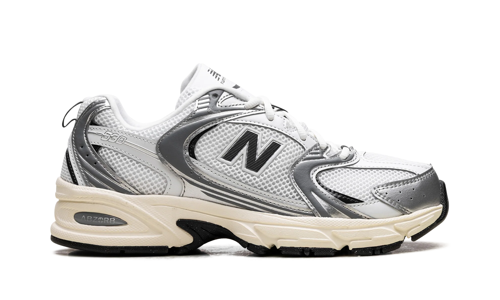 New Balance 530 Silver Metallic Black Cement - Image 6
