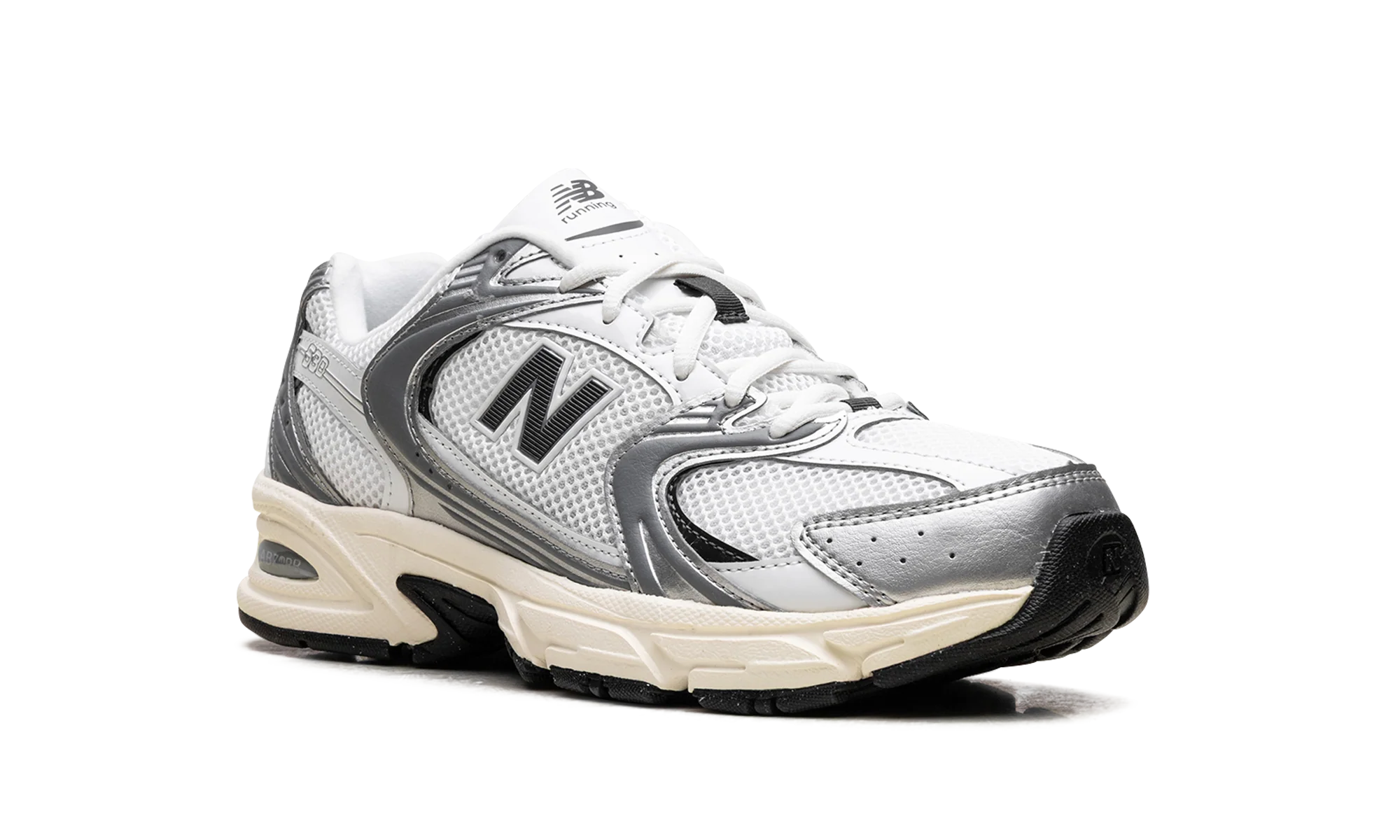 New Balance 530 Silver Metallic Black Cement - Image 7