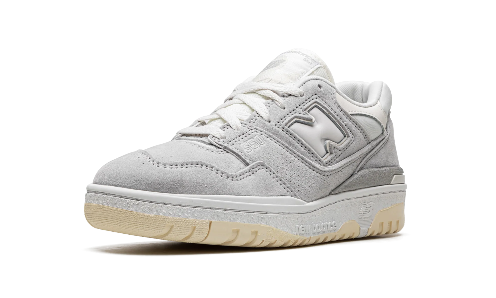 New Balance 550 Grey Suede - Image 4