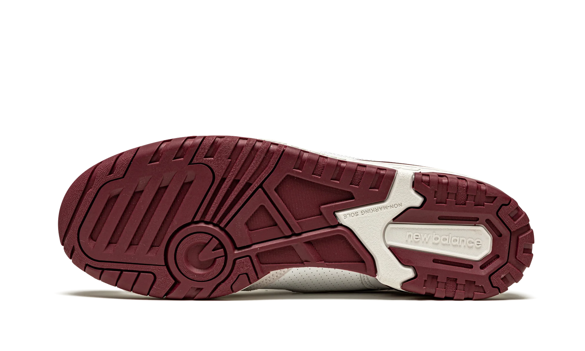 New Balance 550 Sea Salt Burgundy - Image 5