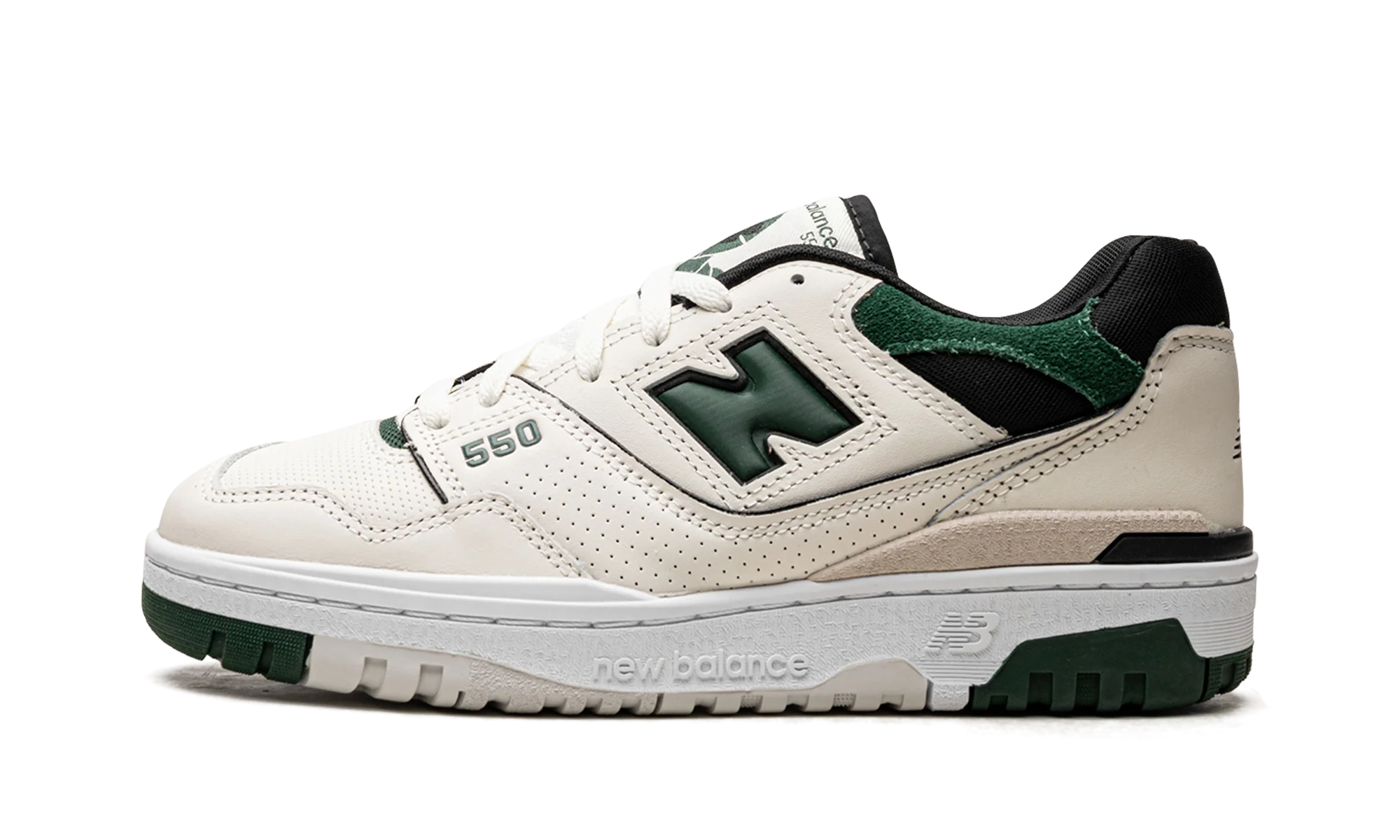 New Balance 550 Sea Salt Pine Green