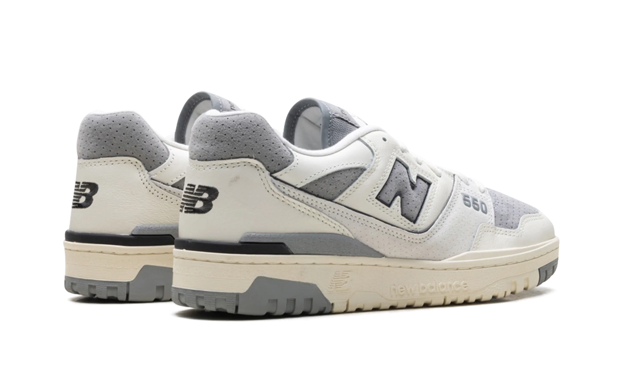New Balance 550 Sea Salt Slate Grey - Image 3