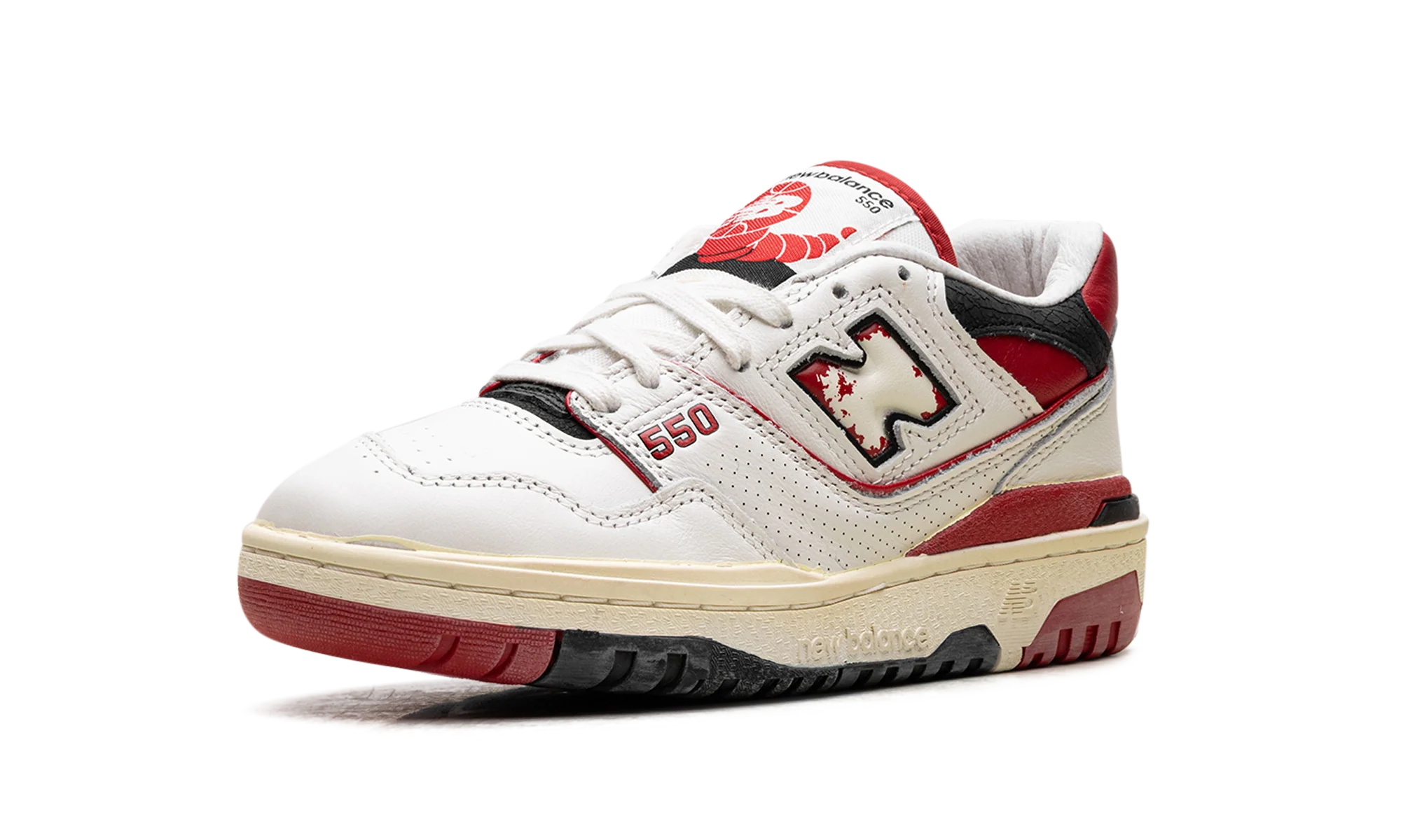 New Balance 550 Vintage Pack Team Red - Image 4