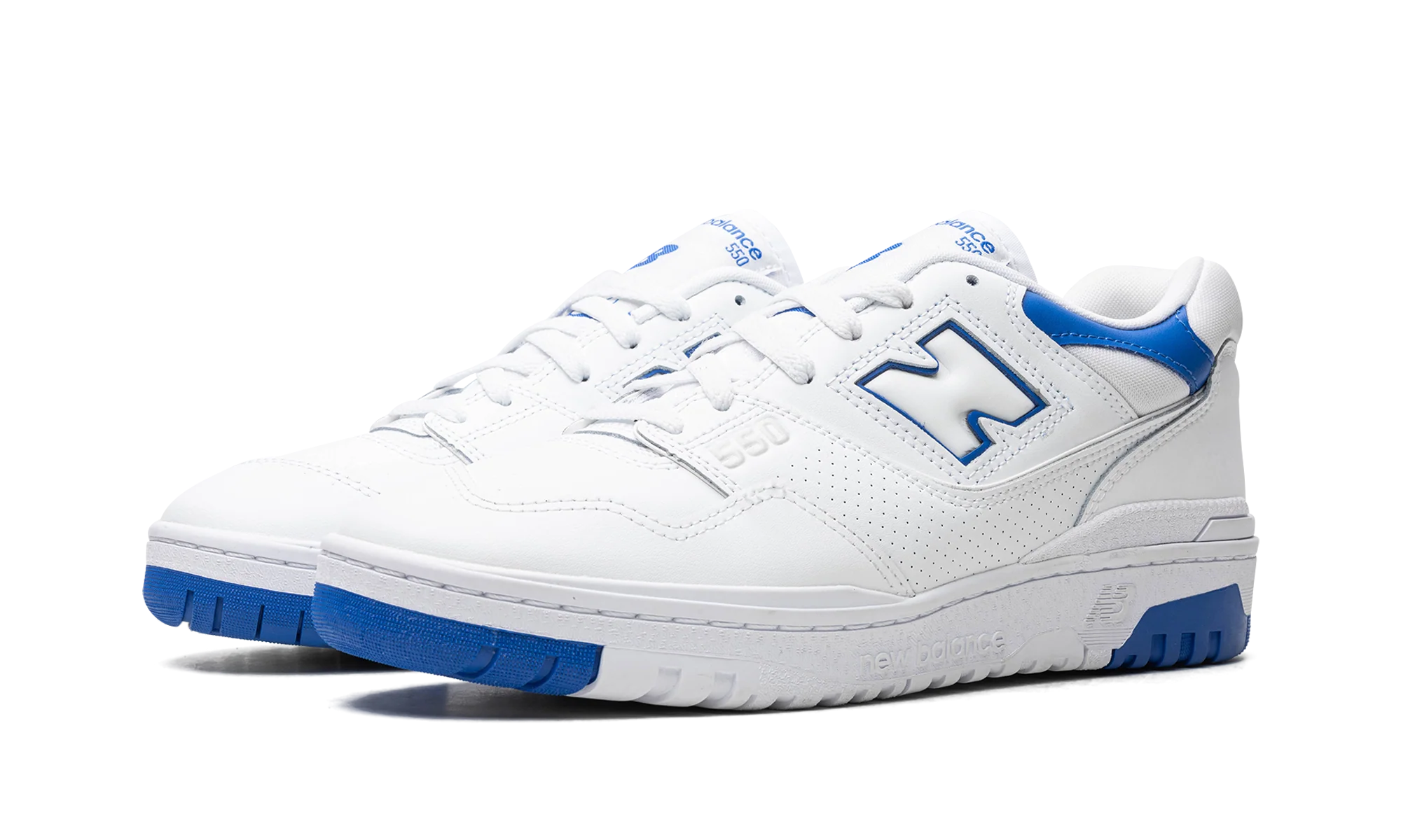 New Balance 550 White Cobalt Blue - Image 2