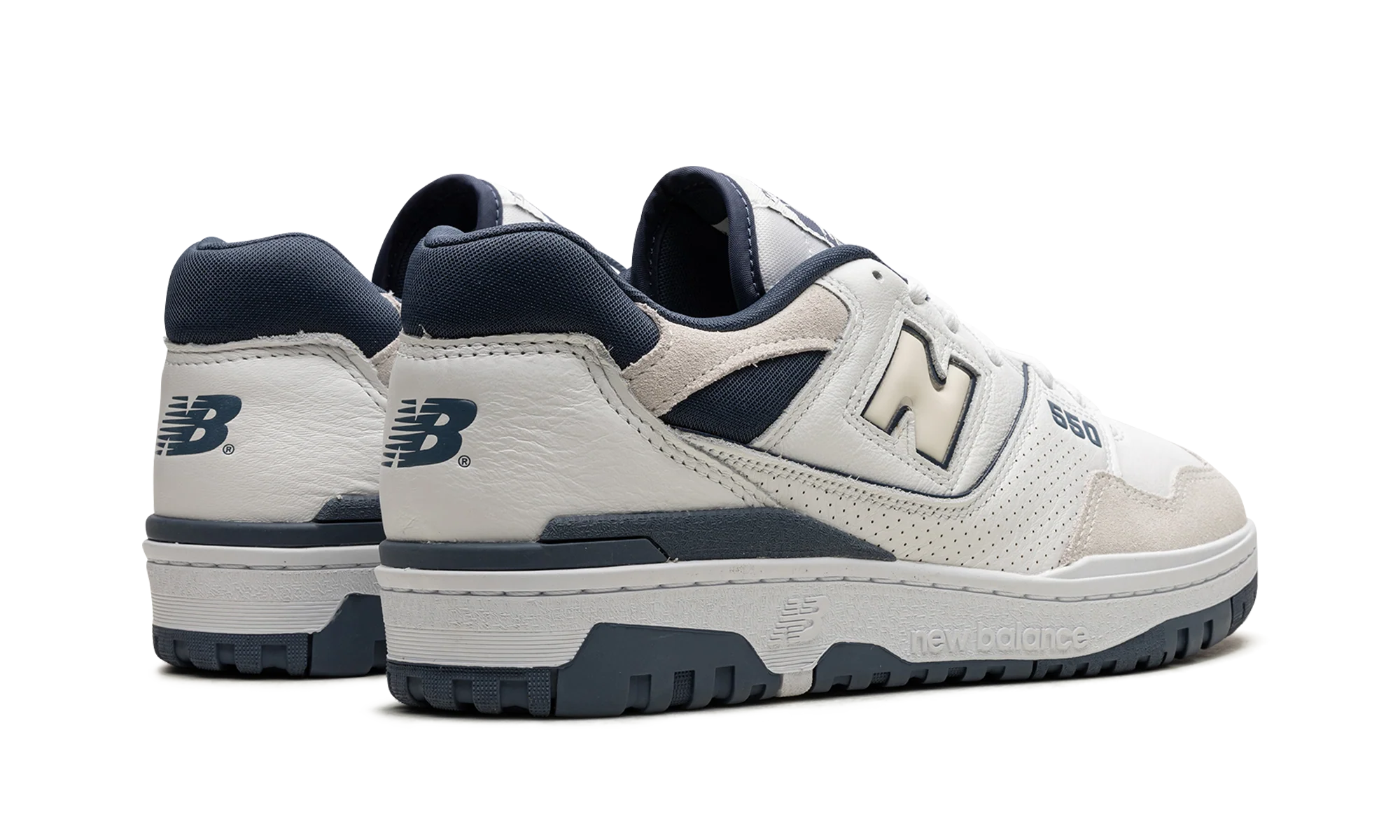 New Balance 550 White Dusty Blue - Image 3