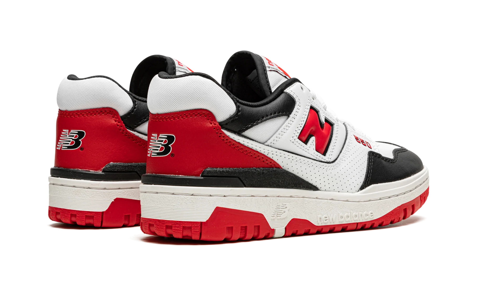 New Balance 550 White Red Black - Image 3