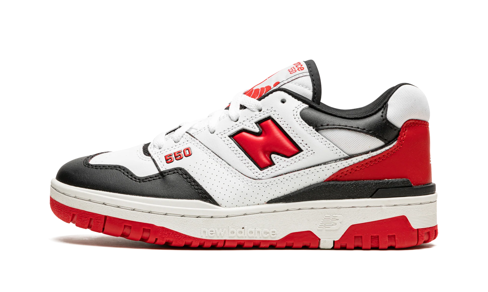 New Balance 550 White Red Black - Image 8