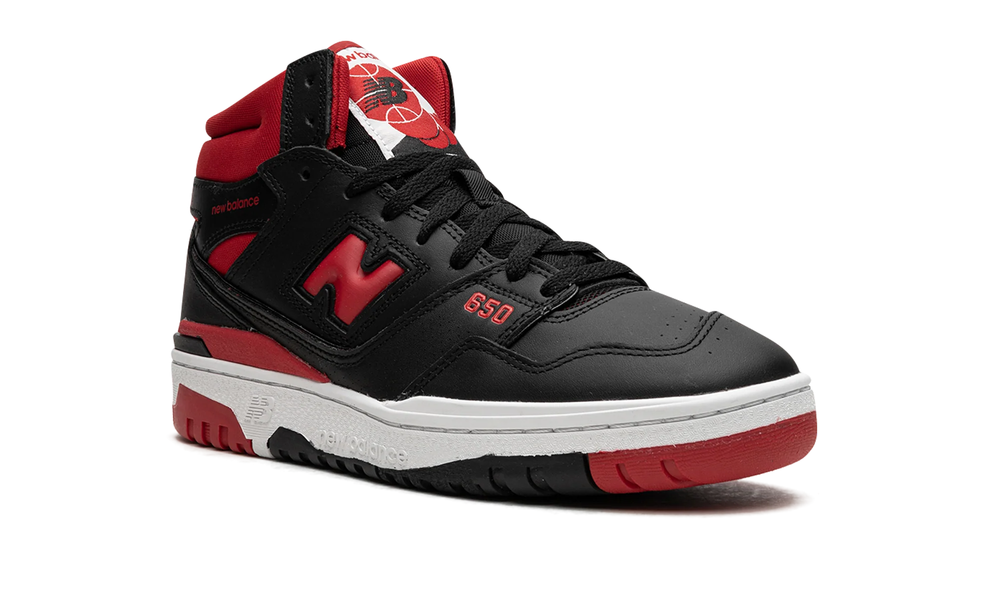 New Balance 650R Black Red - Image 7