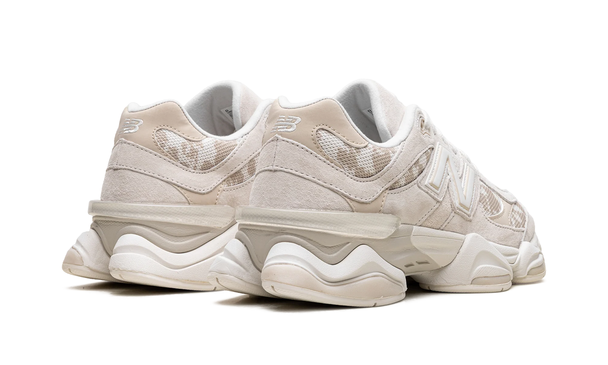 New Balance 9060 Cream Leopard - Image 3