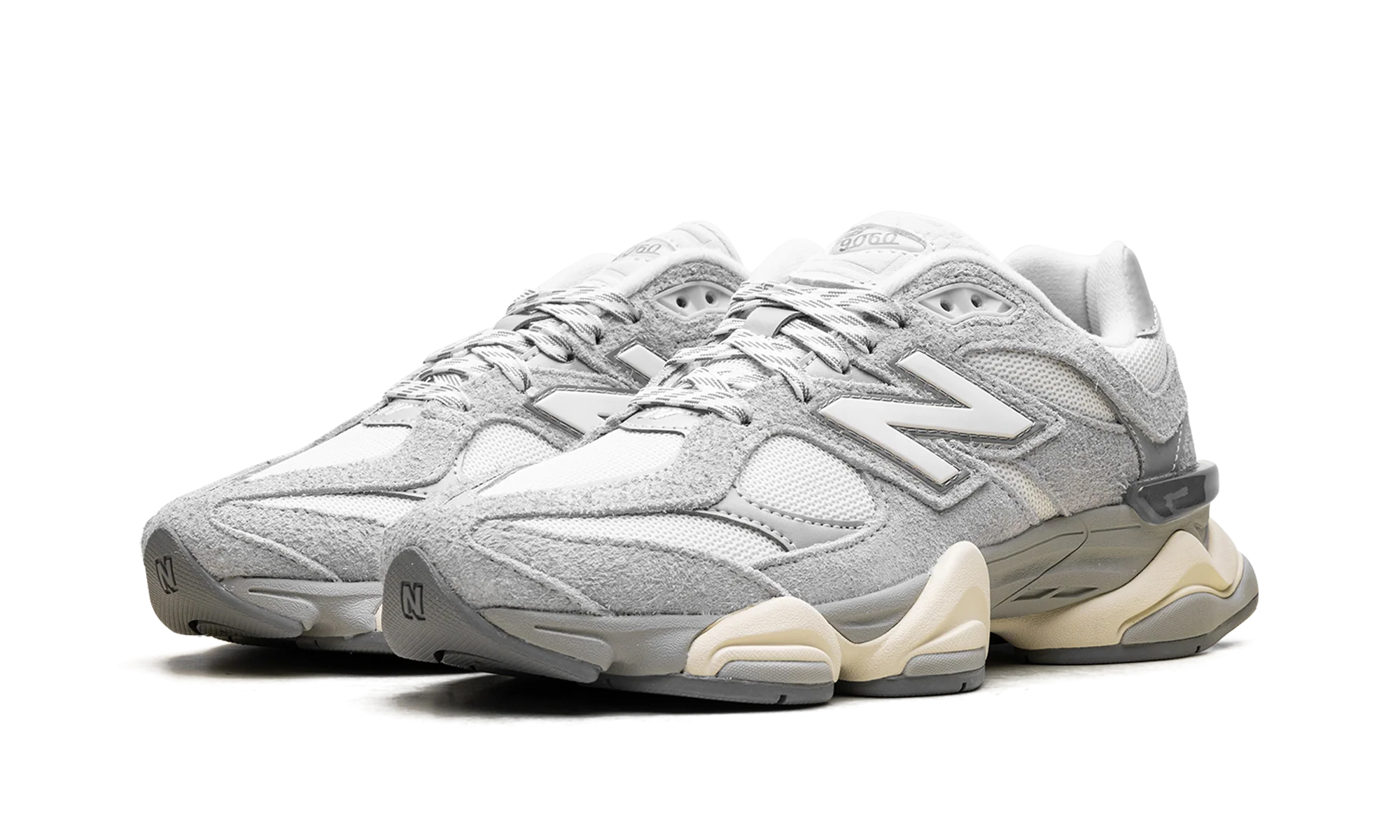 New Balance 9060 Light Grey White - Image 2