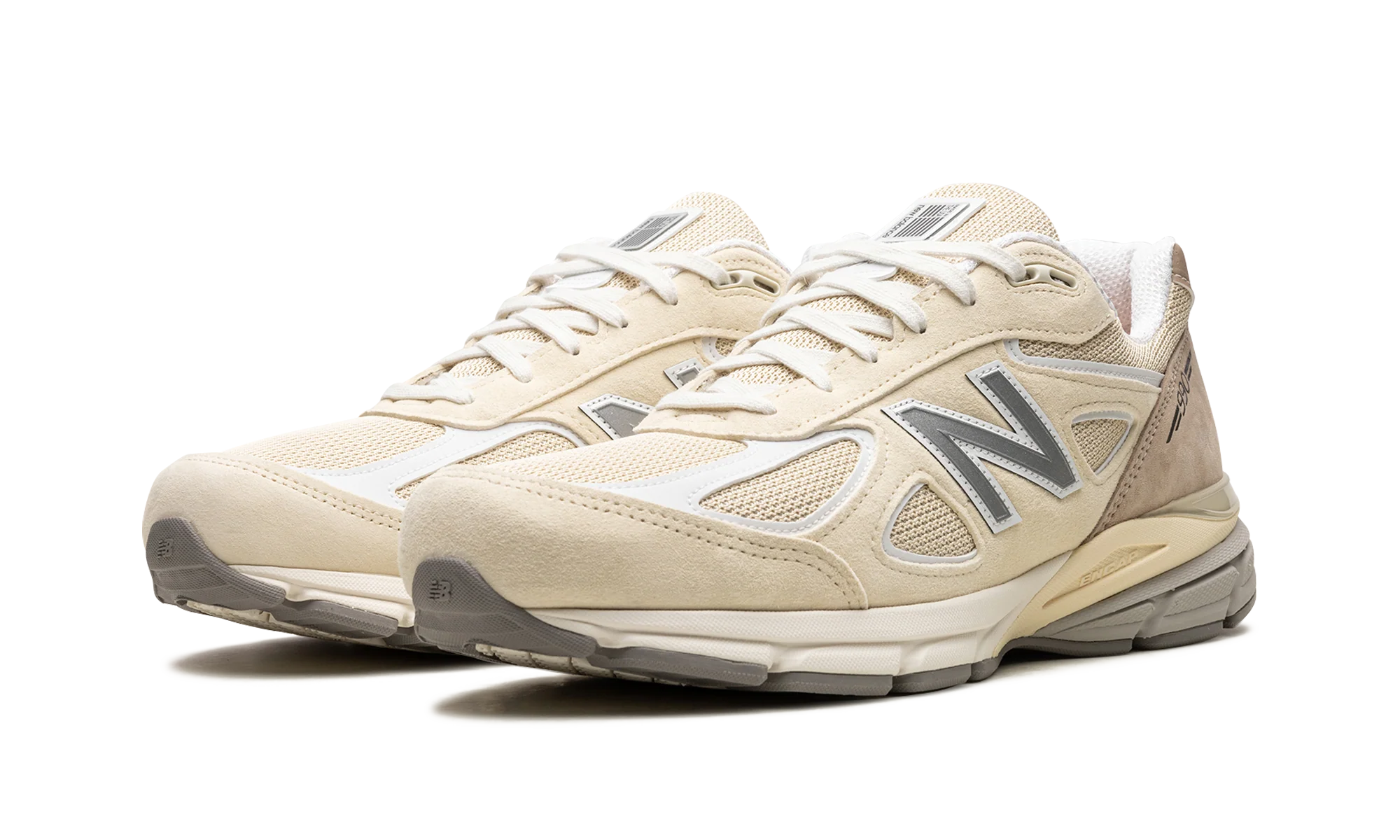 New Balance 990v4 MiUSA Limestone - Image 2