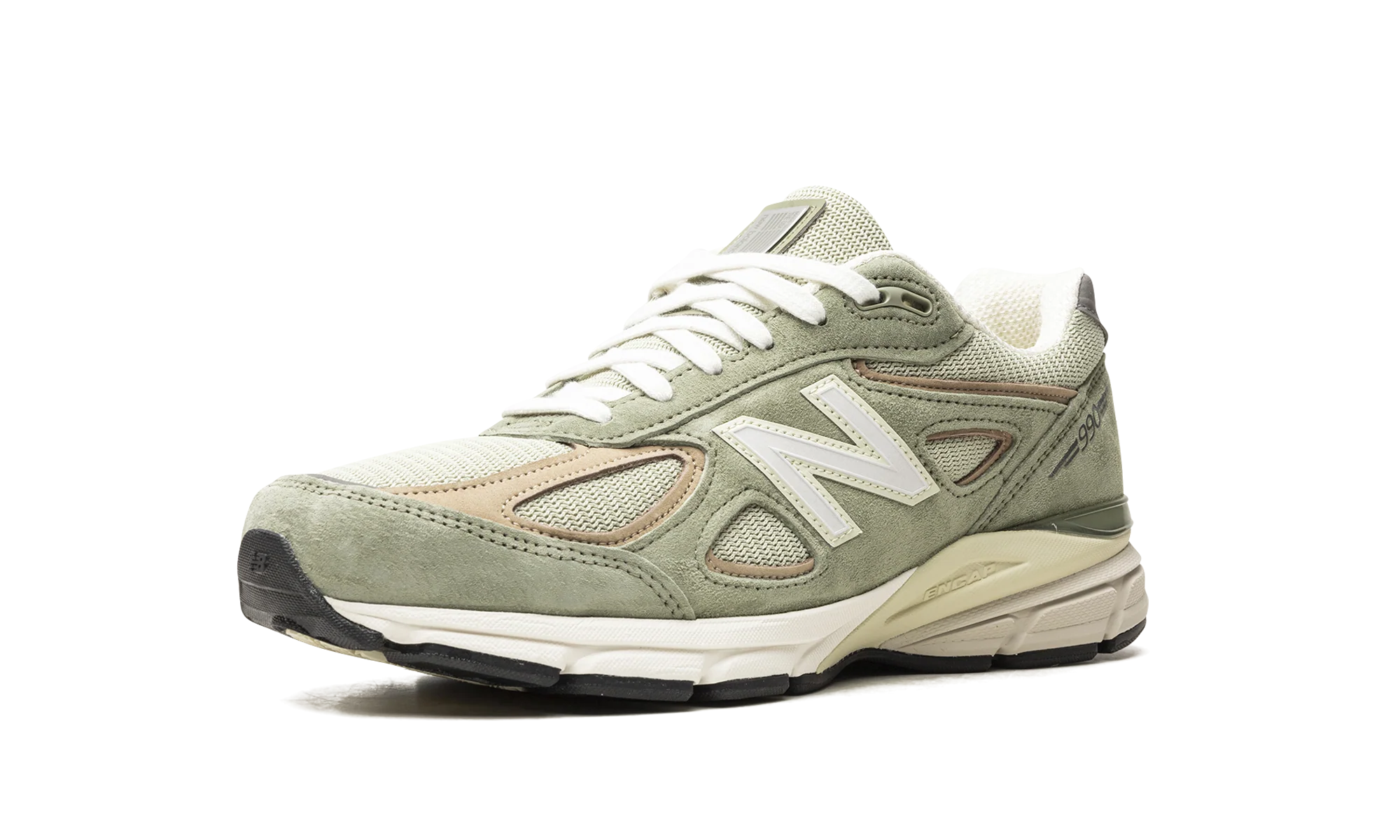 New Balance 990v4 MiUSA Teddy Santis Olive Incense - Image 4