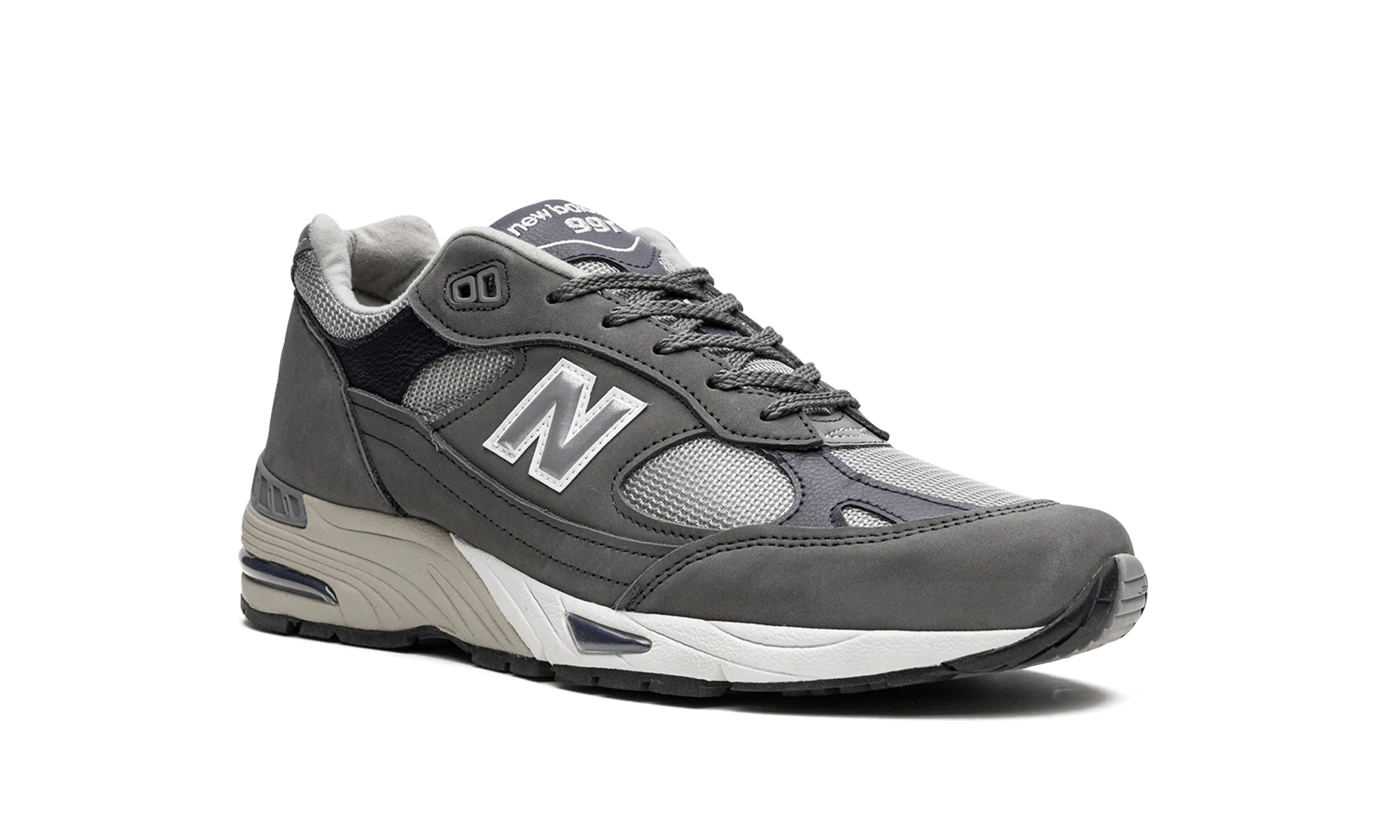 New Balance 991 MiUK Castlerock Navy - Image 7