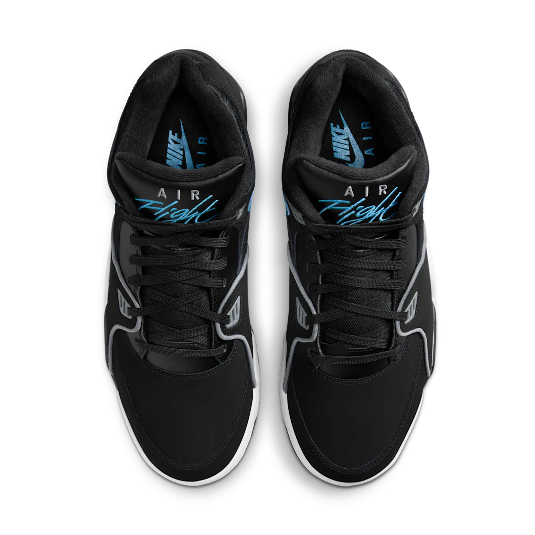 Nike Air Flight '89 Black Noise Aqua - Image 3