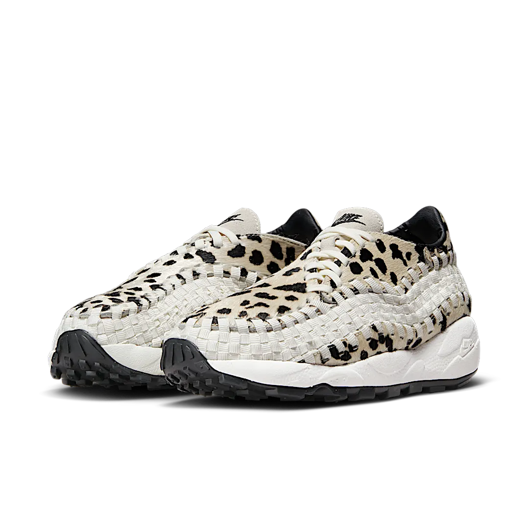 Nike Air Footscape Woven PRM White Cow Print - Image 2