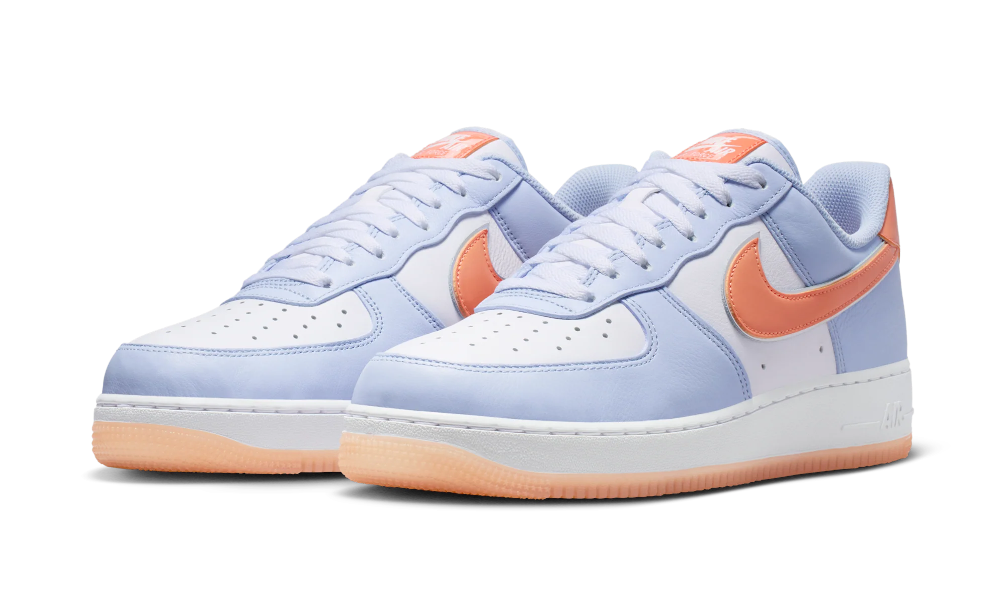 Nike Air Force 1 Low '07 Hydrogen Blue Orange Frost - Image 2