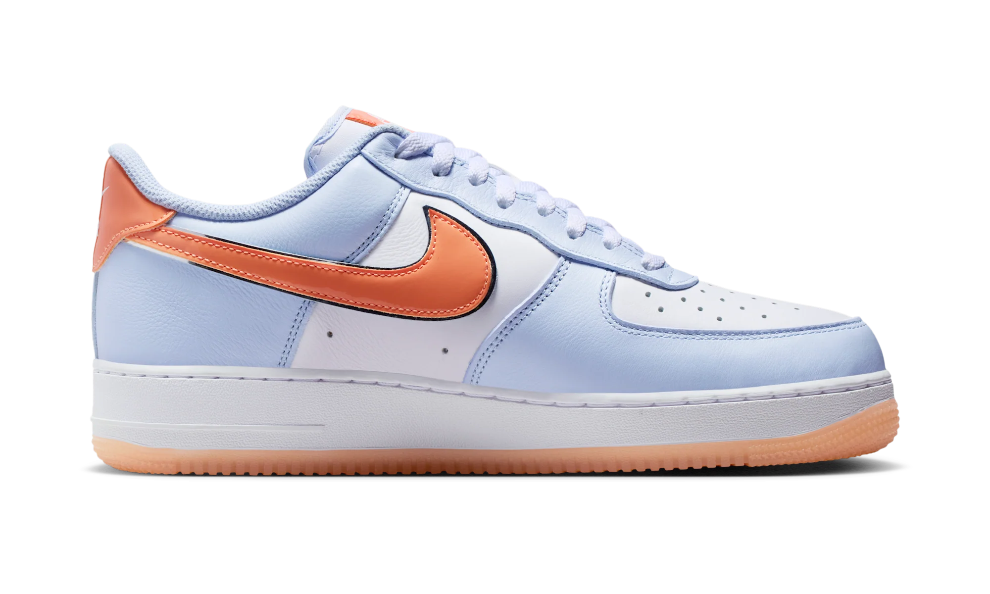 Nike Air Force 1 Low '07 Hydrogen Blue Orange Frost - Image 4