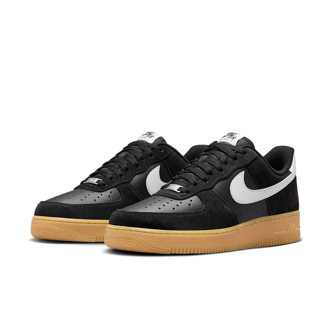 Nike Air Force 1 Low '07 LV8 Black Summit White Gum - Image 2