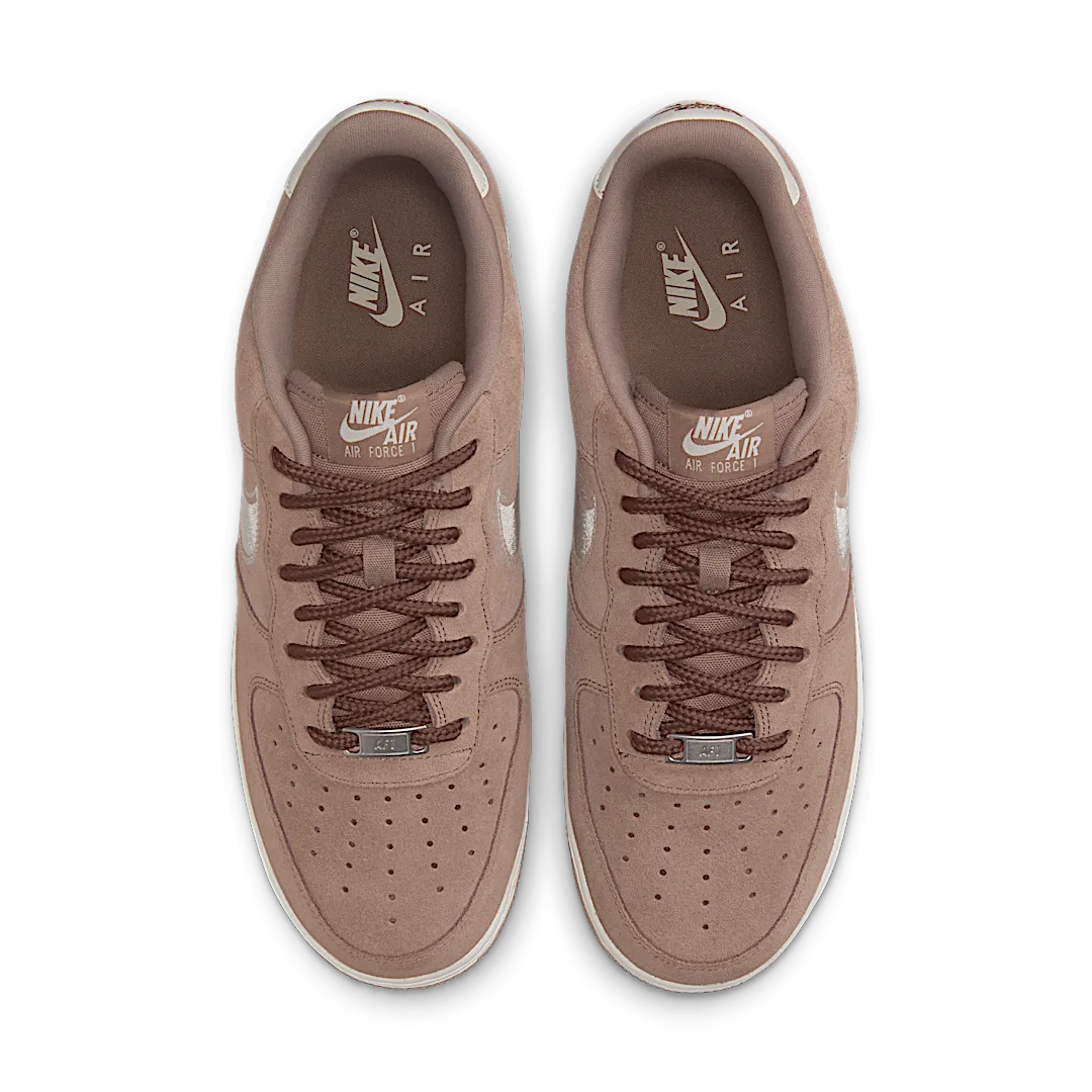 Nike Air Force 1 Low '07 LV8 Mink Brown Embroidered Swoosh - Image 3