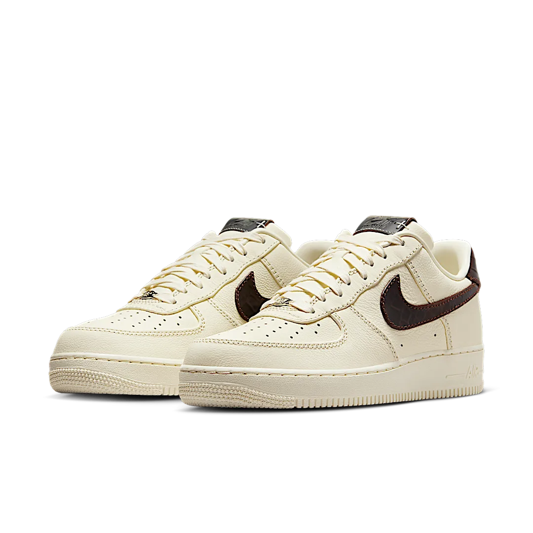 Nike Air Force 1 Low '07 Soft Pearl Brown Croc - Image 2