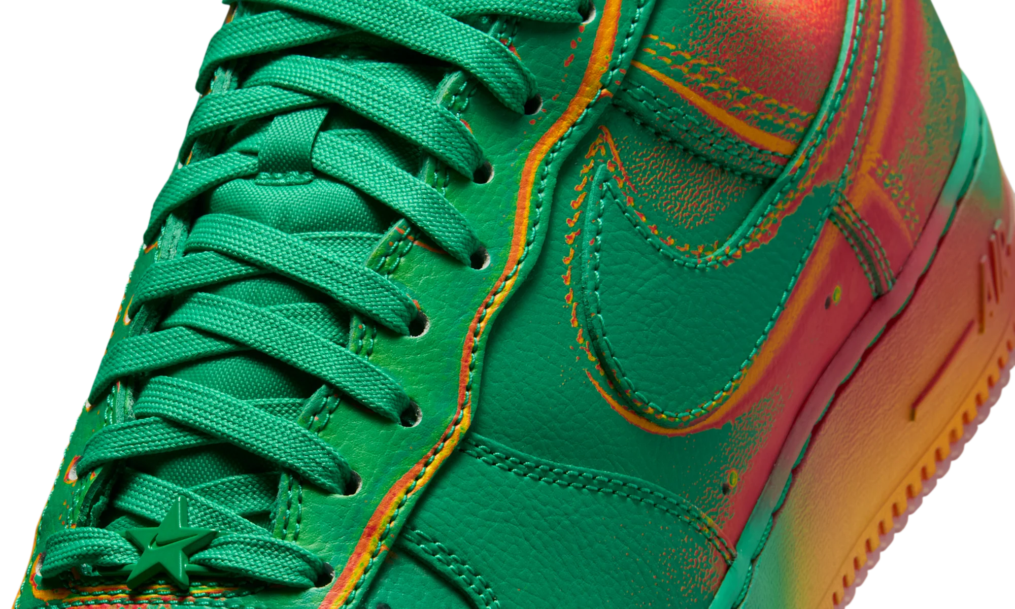 Nike Air Force 1 Low '07 Stadium Green Crimson - Image 7