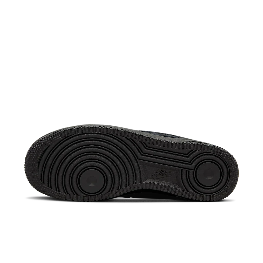 Nike Air Force 1 Low '07 Triple Black Suede - Image 4