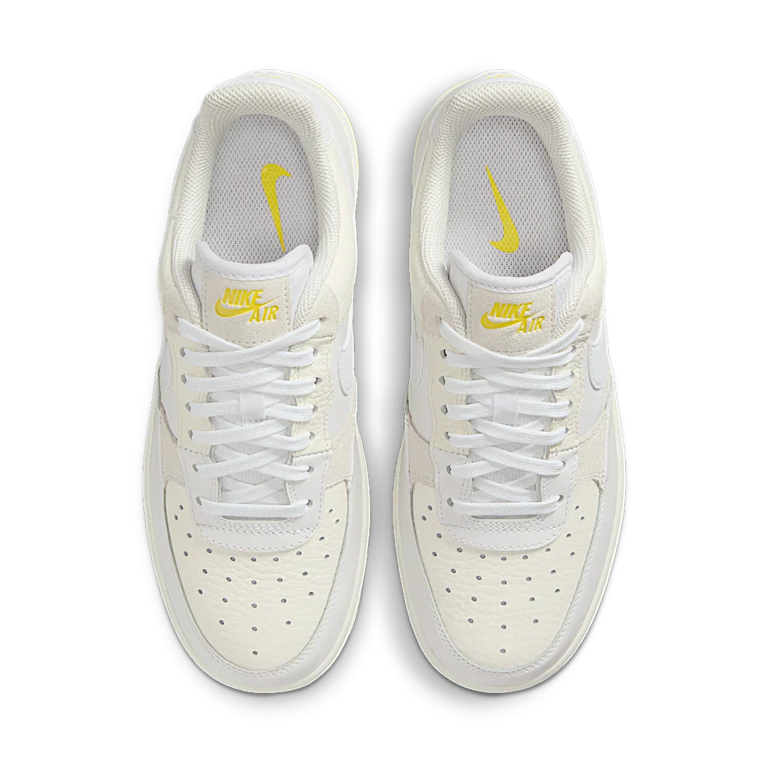 Nike Air Force 1 Low '07 UV Reactive Patchwork White Multicolor Yellow - Image 3