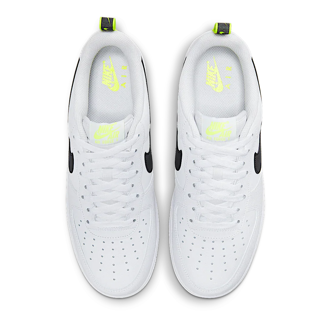 Nike Air Force 1 Low '07 White Volt Black - Image 3