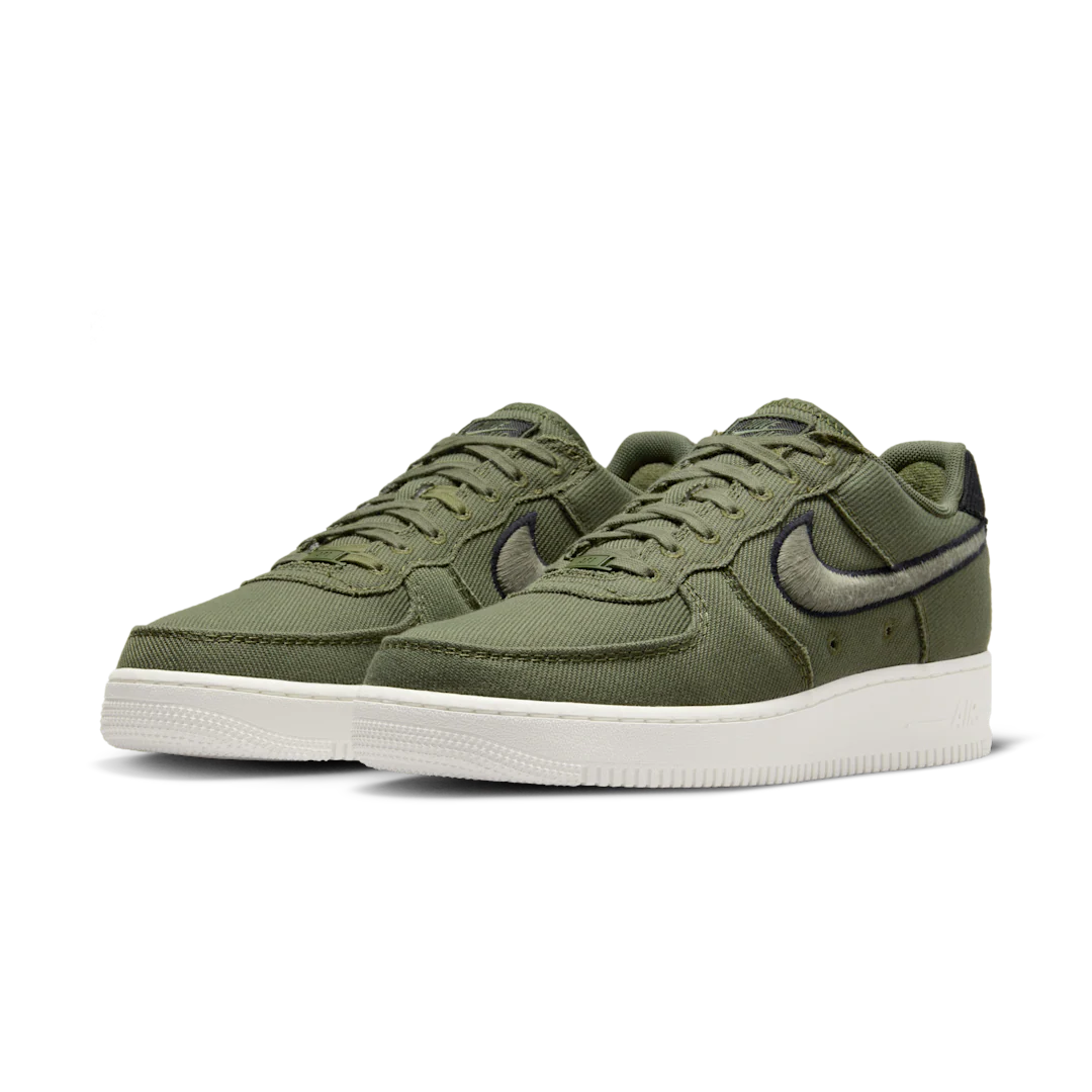Nike Air Force 1 Low Canvas Army Olive Matte Olive - Image 2