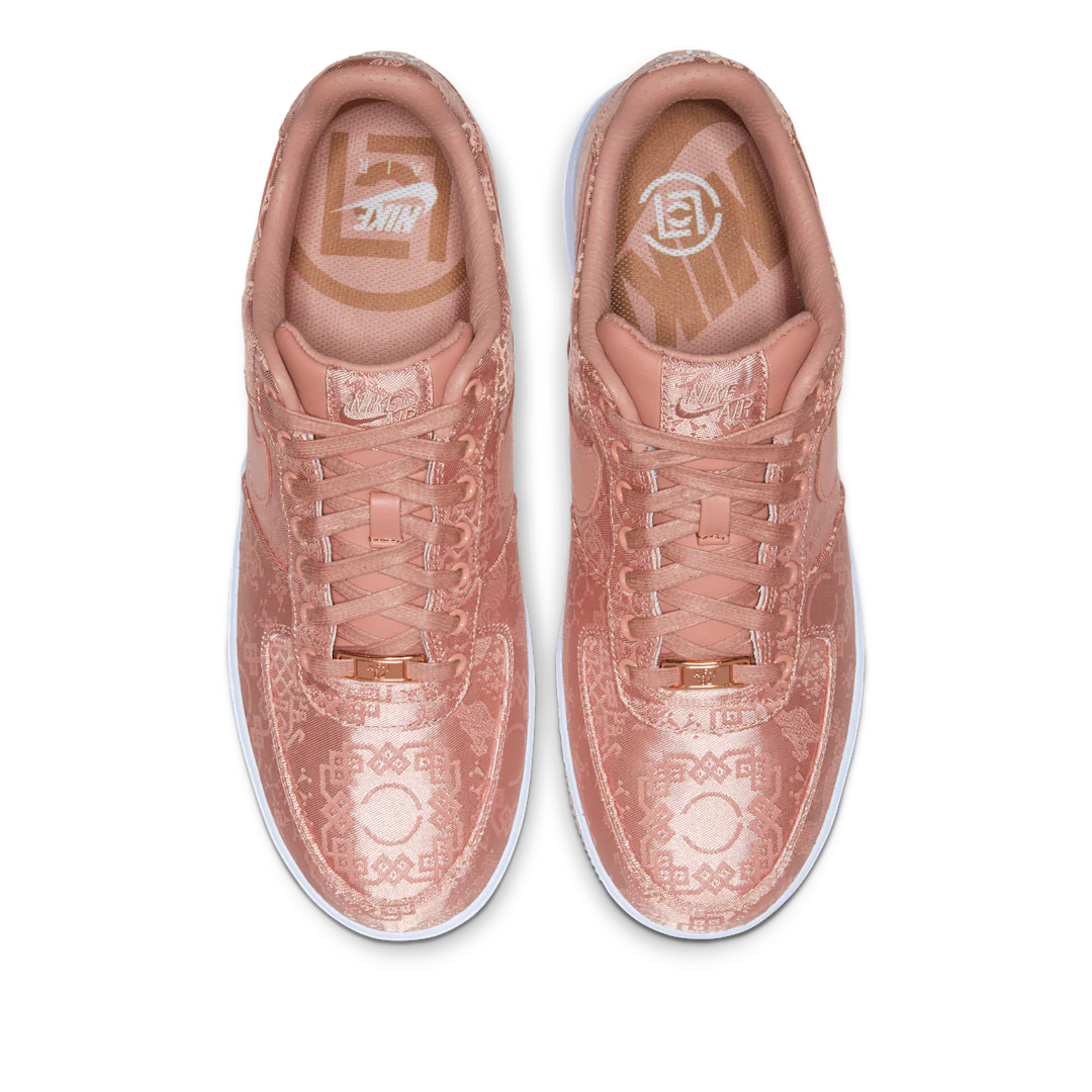 Nike Air Force 1 Low CLOT Rose Gold Silk (Regular Box) - Image 3