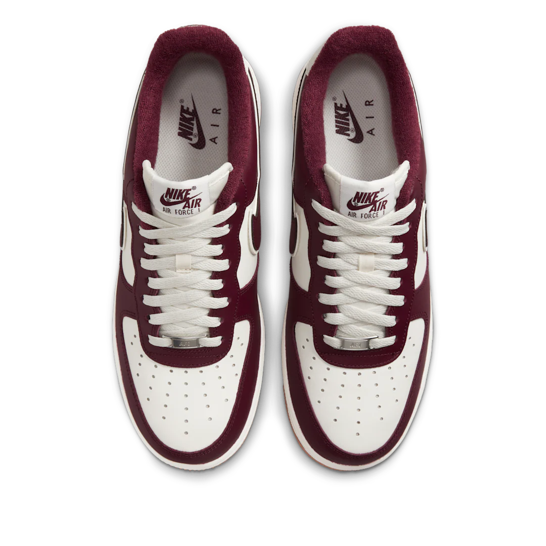 Nike Air Force 1 Low College Pack Night Maroon - Image 2