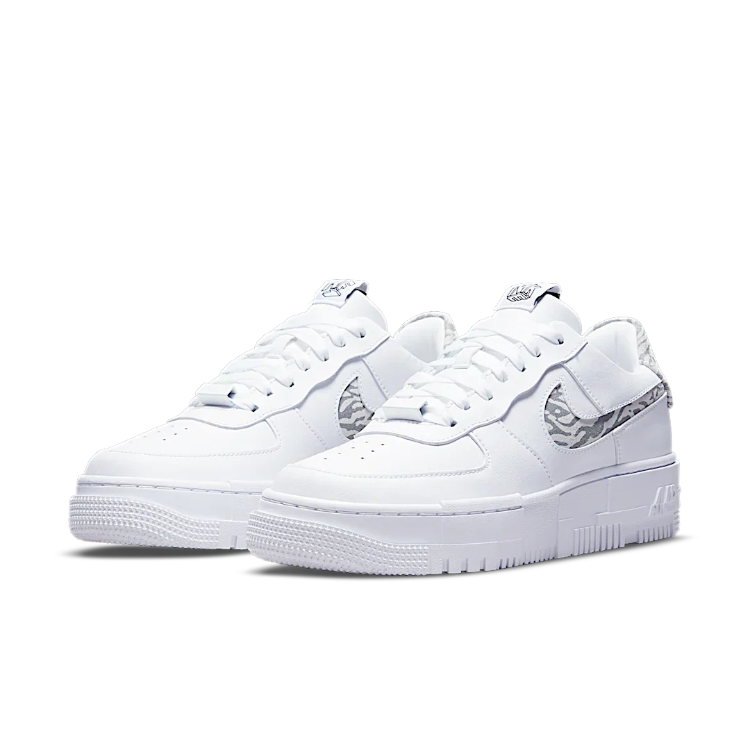 Nike Air Force 1 Low Pixel SE White Zebra - Image 2