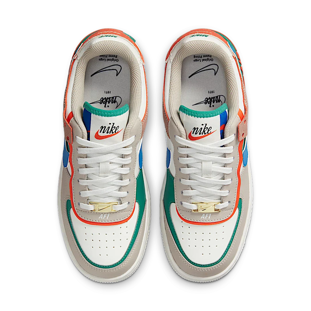 Nike Air Force 1 Low Shadow Sail Signal Blue Green - Image 3