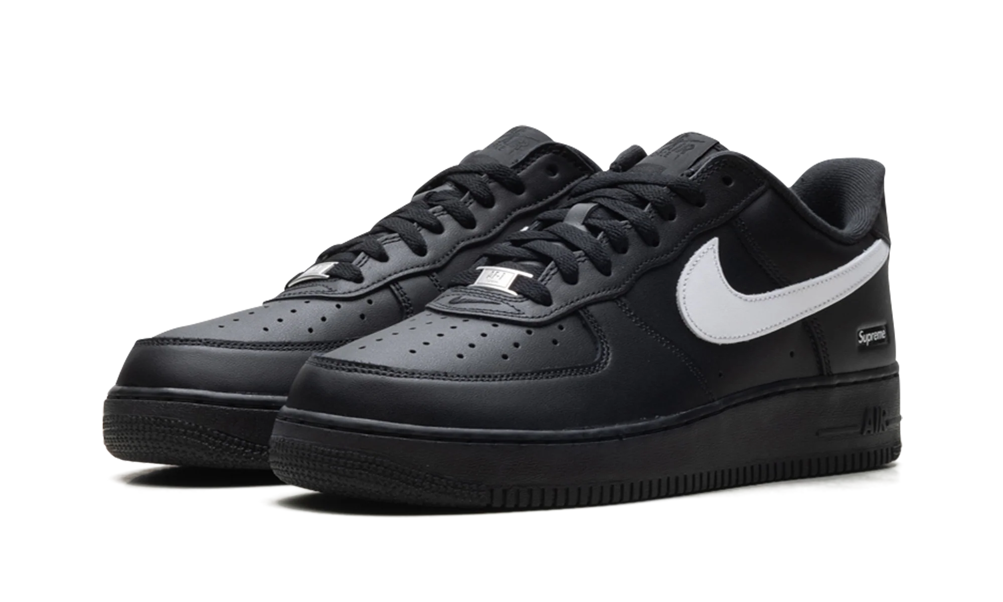 Nike Air Force 1 Low Supreme Black White - Image 2