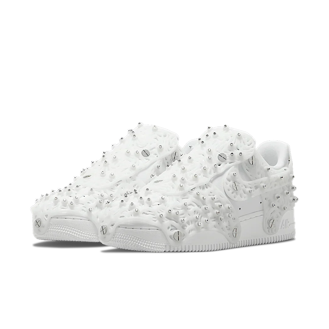 Nike Air Force 1 Low Swarovski Retroreflective Crystals White - Image 2
