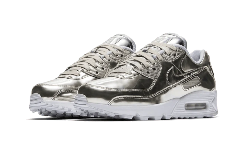 Nike Air Max 90 Metallic Silver (2020) - Image 2